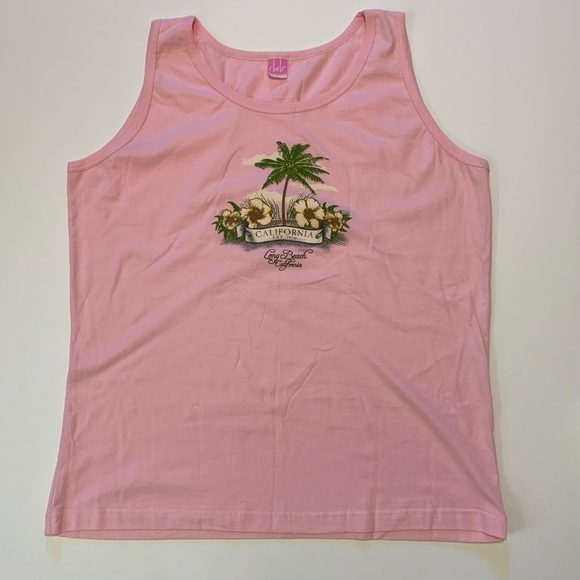 Light Pink Graphic Tank Top Size XL - Picture 6 of 9